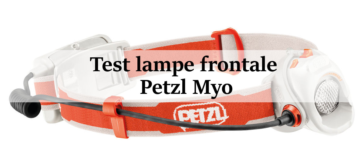 Test lampe frontale : Petzl Myo